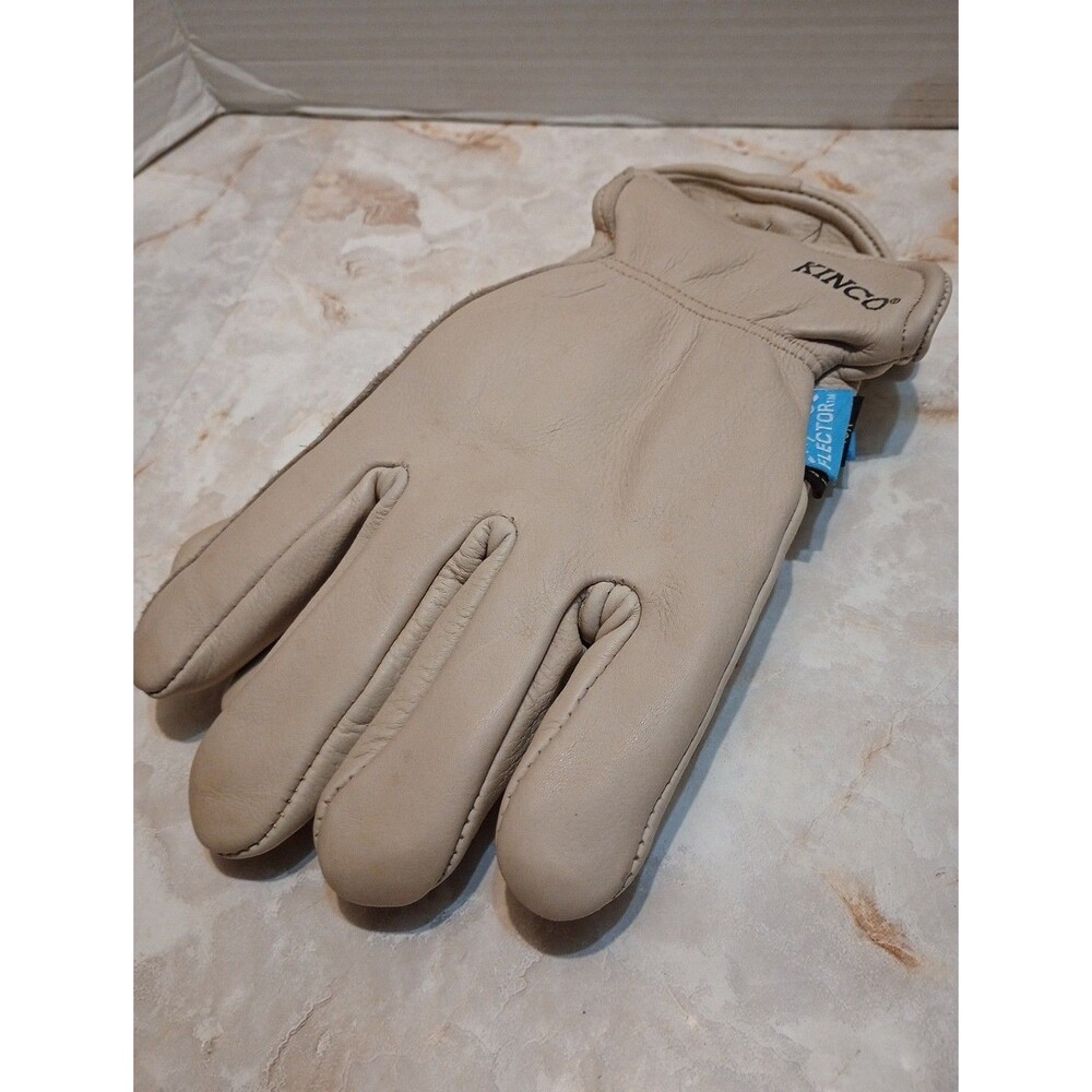 Kinco 98RL-M Men's Lined Cowhide Work Gloves Heat Keep Lining Size Medium